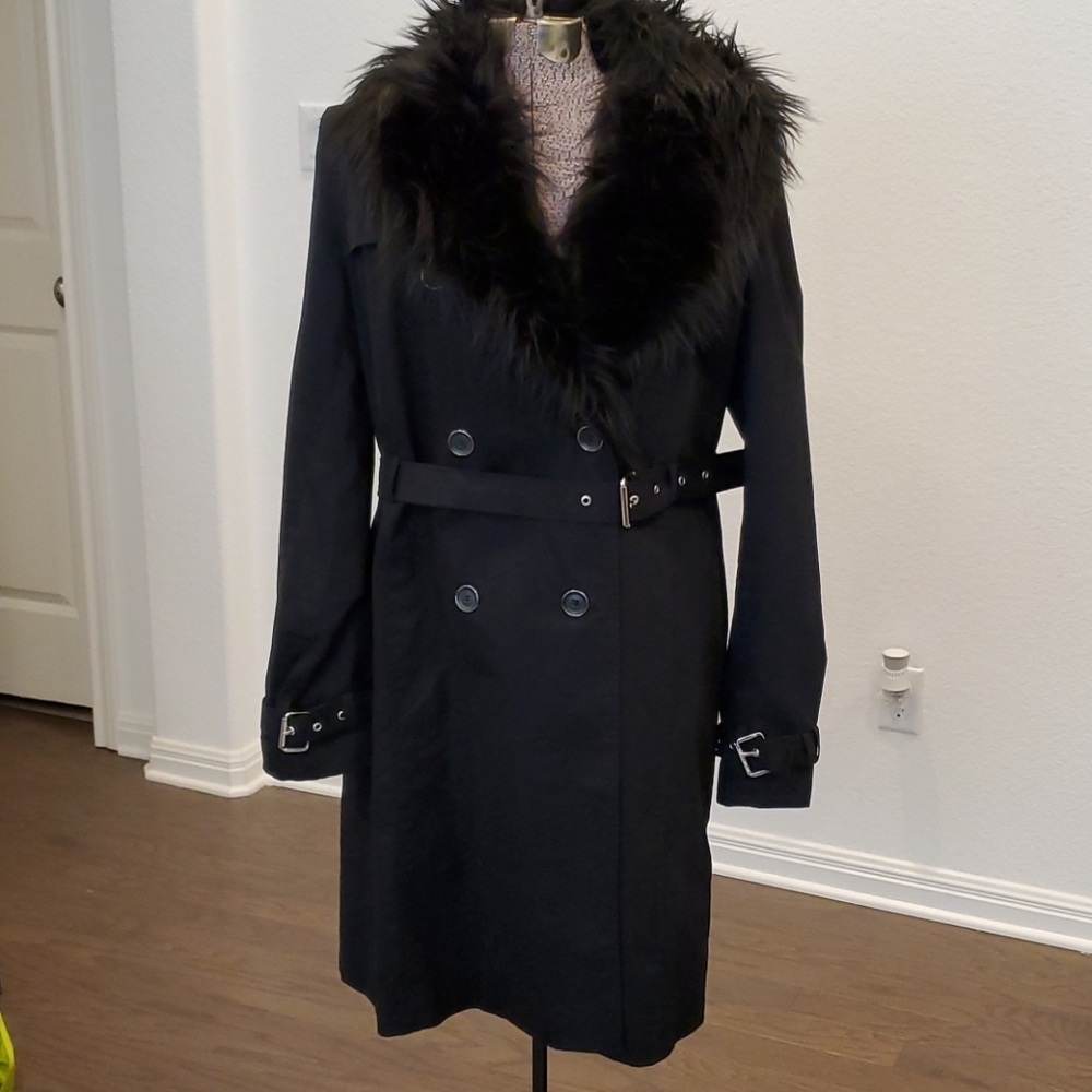 Black trenchcoat